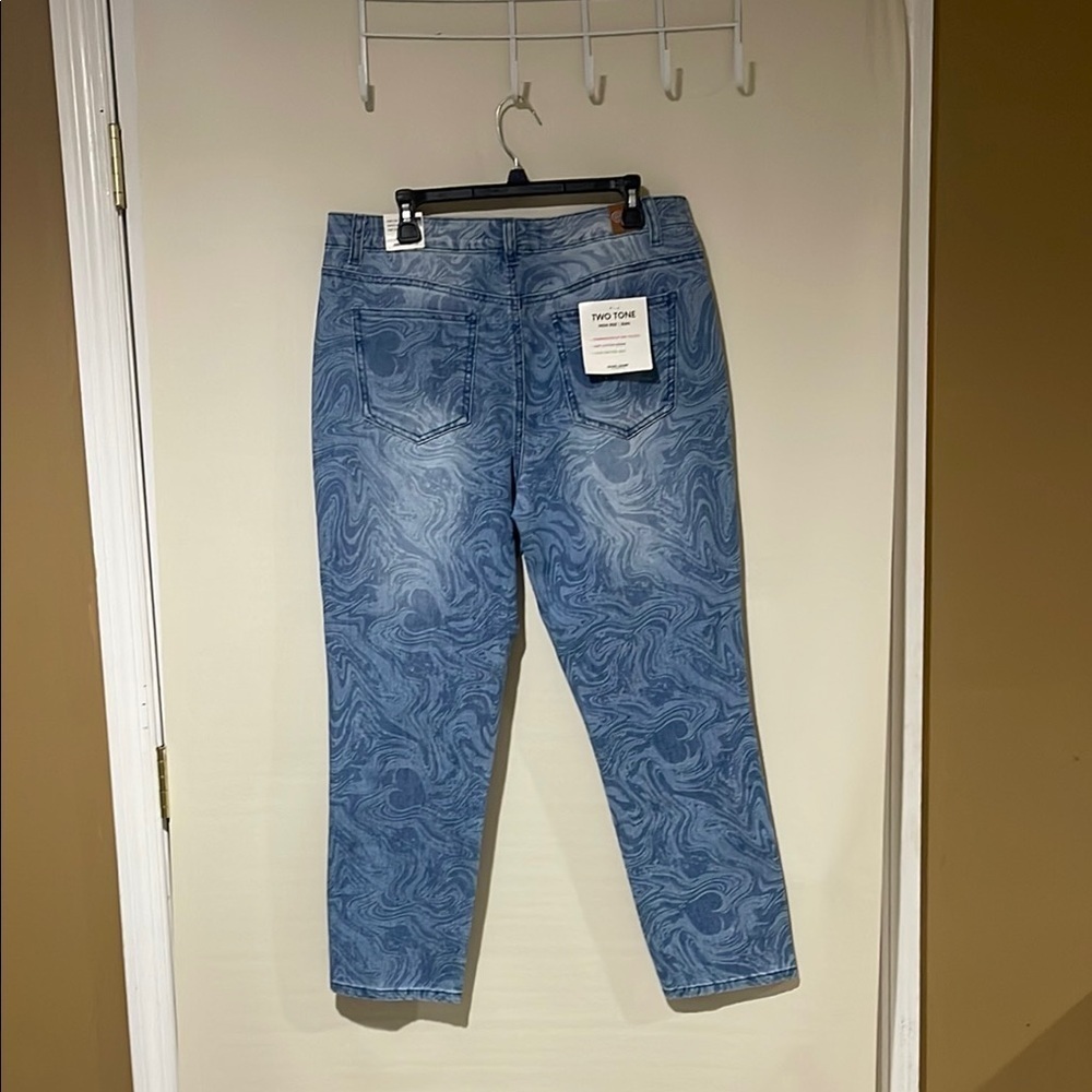 GOGO Blue High Rise Relaxed Fit Jeans Women Size 15/32 - Picture 7 of 12